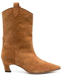Ermanno Scervino - Mid-Height Leather Ankle Boots - Lyst
