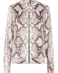 Philipp Plein - Zip Hoodie All-Over Python - Lyst