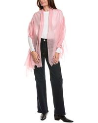 Amicale Cashmere - Solid Felted Cashmere Wrap - Lyst
