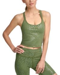Calvin Klein - Performance Printed Strappy-Back Tank Top - Lyst