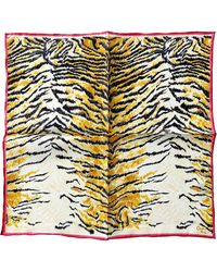 Candice Held - Silk Pocket Square Small Scarf - Lyst