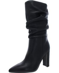 Marc Fisher - Gomer Leather Pointed Toe Mid-calf Boots - Lyst