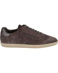 ZEGNA - Triple Stitch Soft Suede Calf Leather Low-Top Sneakers - Lyst