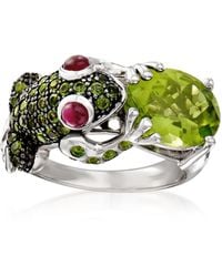 Ross-Simons - Multi-Gemstone Frog Ring - Lyst