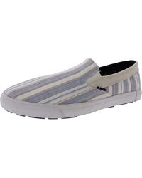 Ben Sherman - Striped Cable Knit Slip-On Shoes - Lyst