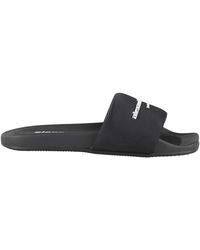Alexander Wang - Aw Pool Slide Padded Nylon Rubber Slides - Lyst