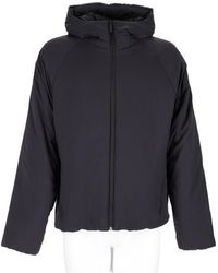 Laminar - Cropped Hooded Matte Jacket - Lyst