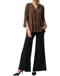 Joseph Ribkoff - Animal Print Fit And Flare Tunic Top - Lyst