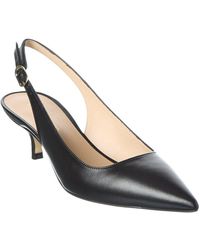 Stuart Weitzman - Leigh 50 Leather Slingback Pump - Lyst