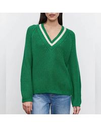 Velvet By Graham & Spencer - V-Neck Pullover Sweater - Lyst