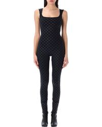MISBHV - Fitted Bodysuitneckline And Monogram Pattern - Lyst