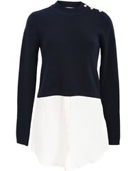 Sandro - Sandro Salima Layered Effect Sweater - Lyst