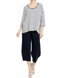 Sympli - Wide Leg Cropped Pants - Lyst