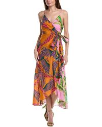 FARM Rio - Mixed Prints Midi Dress - Lyst
