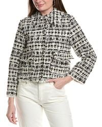Silvian Heach - Wool-Blend Tweed Jacket - Lyst