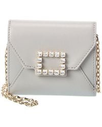 Roger Vivier - Leather Wallet On Chain - Lyst