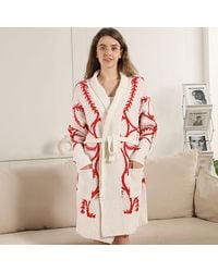TRUEDAMES - Baseball Robe With Pockets And Belt - Lyst