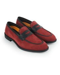 VELLAPAIS - Paloma Comfort Suede Penny Loafers - Lyst