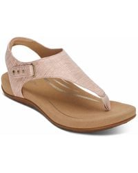 Aetrex - Ellie Quarter Strap Thong Sandal - Lyst