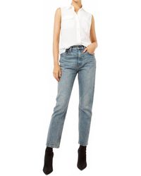 Equipment - Sleeveless Slim Signature Silk Top - Lyst