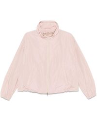 Herno - Lightweight High-Collar Jacket With Elasticized Cuffs - Lyst