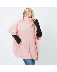TRUEDAMES - Slub Knit Turtle Neck Pullover - Lyst