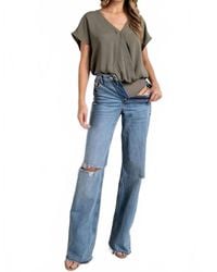 Eesome - Be Present V-Neck Bodysuit - Lyst