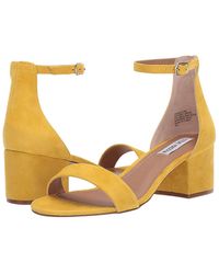 Steve Madden - Irenee Sandals Ankle Strap Block Heel Zap815 - Lyst