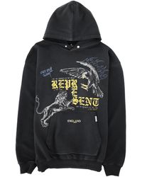 Represent - Graphic-Print Cotton Hoodie - Lyst