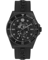 Philipp Plein - The $kull Diver Silicone Watch - Lyst