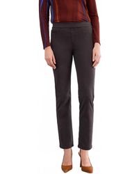 Fdj - Pull-On Straight Ankle Denim Jeans - Lyst