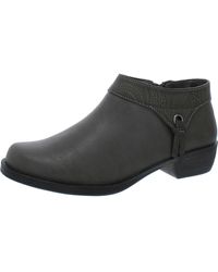 Easy Street - Neptune Faux Leather Ankle Booties - Lyst