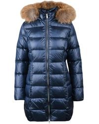 Bomboogie - Quilted Polyester-Blend Long Down Jacket - Lyst