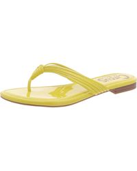 Circus by Sam Edelman - Cassiana Patent Slip On Flip-Flops - Lyst