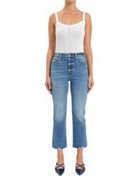 DAZE - Shy Girl High Rise Crop Flare Jeans - Lyst