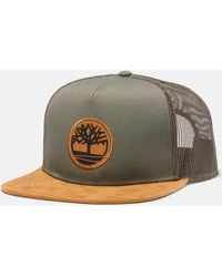 Timberland - Trucker Hat W/faux Suede Brim - Lyst