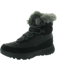 Columbia - Slopeside Peak Luxe Mixed Media Suede Winter & Snow Boots - Lyst