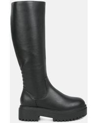 LONDON RAG - Axle Round Toe Platform Knee High Boots - Lyst