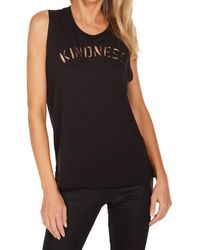 Michael Lauren - Dom Muscle Tank Top With Kindness Cutout - Lyst