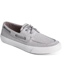 Sperry Top-Sider - Bahama Washed Canvas Lace-up Boat Shoes - Lyst