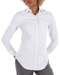 Thom Browne - Stripe Oxford Classic Shirt - Lyst