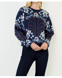Thml - Floral Jacquard Knit Sweater - Lyst