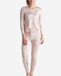 Danskin - Ribbed Hacci Sleep Set With Jogger - Lyst