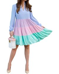 Sail To Sable - Charlotte Colorblocked Dress - Lyst