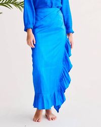 Coniglio - Classic Ruffle Power Maxi Shirt - Lyst
