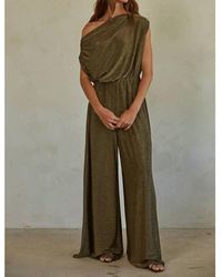 By Together - Gwen Metallic Jumpsuit - Lyst
