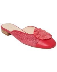 Jack Rogers - Tinsley Mule Raffia & Leather Mule - Lyst