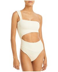 Haight - Ribbed U Swimsuit Ribbed Polyester One-piece Swimsuit - Lyst