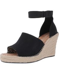 TOMS - Marisol Open Toe Ankle Strap Wedge Sandals - Lyst