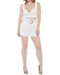 Circular Path - Crop Bustier Top - Lyst